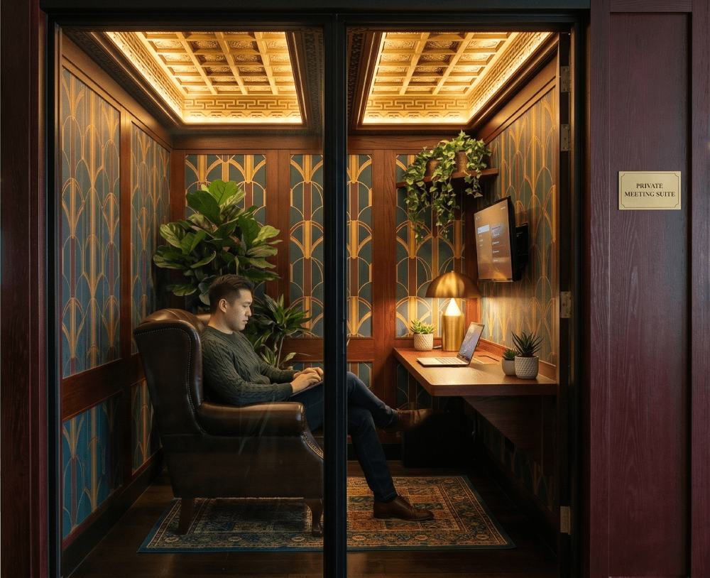Soshur Focus Pod - Private meeting suite